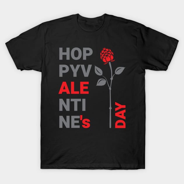 Hoppy Valentine's Day T-Shirt by dkdesigns27